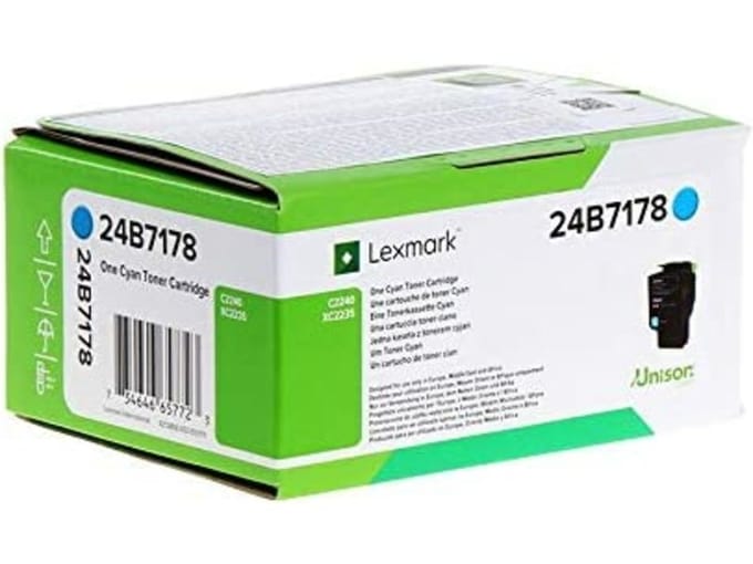 Lexmark 24B7178 toner cartridge cyaan (origineel)