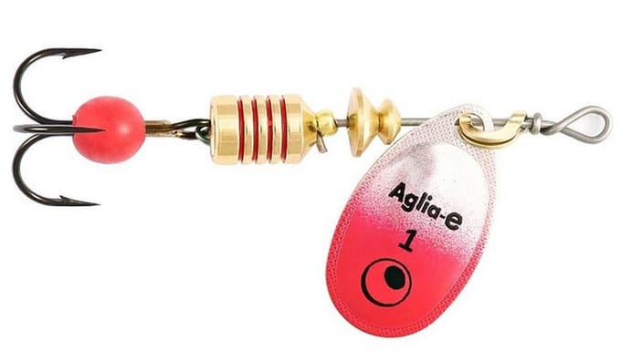 Mepps Aglia-e red - #1 - 3,5 gram - Fishing-bait.nl
