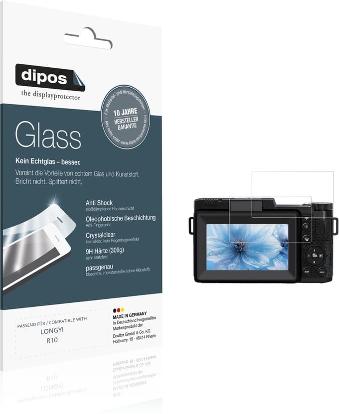 dipos – 2x Pantserfolie geschikt voor LONGYI R10 | 9H Screenprotector
