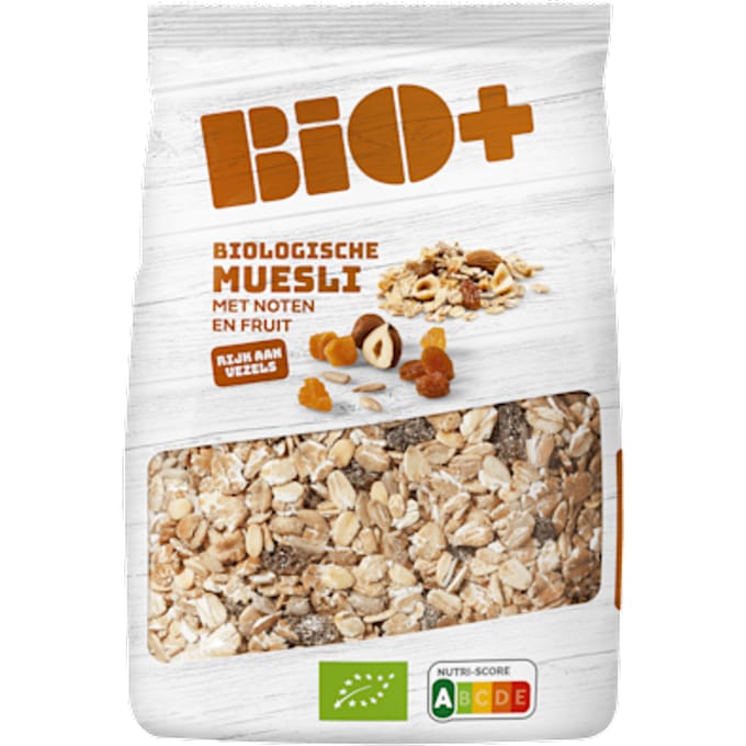 Muesli noten en fruit