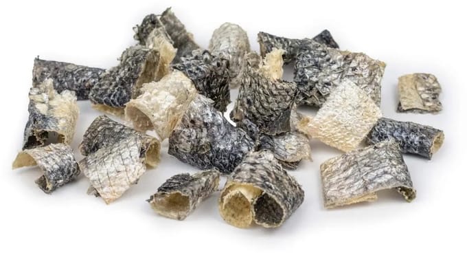 De-Tail Zalm Bites Zalmhuid met vlees zak 200 gram Title