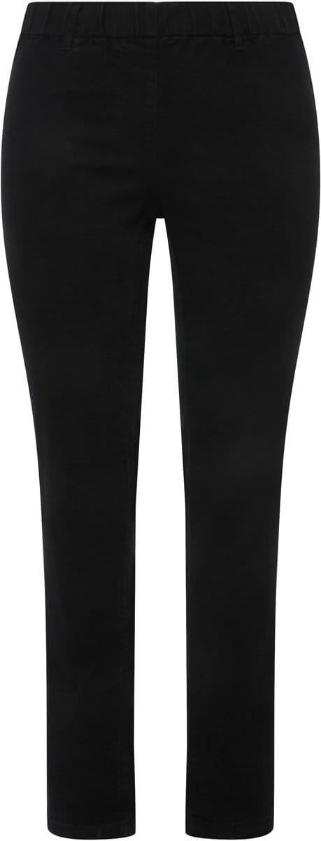 Ulla Popken - Dames - Denim jegging SIENNA - Zwart - Maat 24