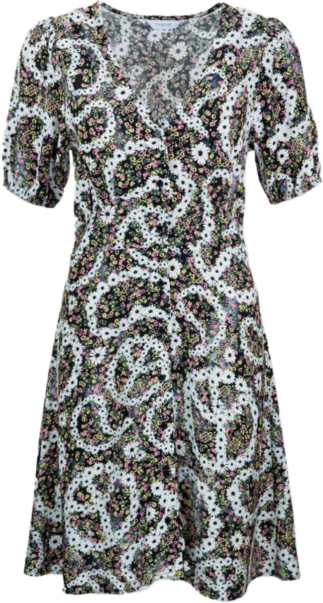 Frogbox - blouse jurk bloemen print - maat 36
