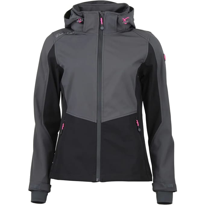 Dames capuchon zip hoodie mesh Peak Mountain Softshell
