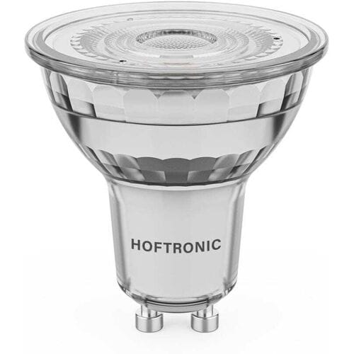 HOFTRONIC GU10 LED Spot - 4 Watt 345 Lumen - 2700K Warm wit - Dimbaar - Vervangt 50 Watt - LED Reflector