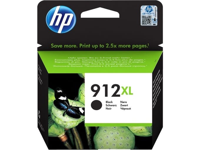 Inktcartridge hp 3yl84ae 912xl zwart