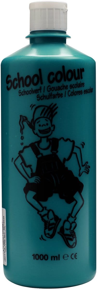 Talens School Colours Bottle 1000 ml Deep Green 602 (36716020)