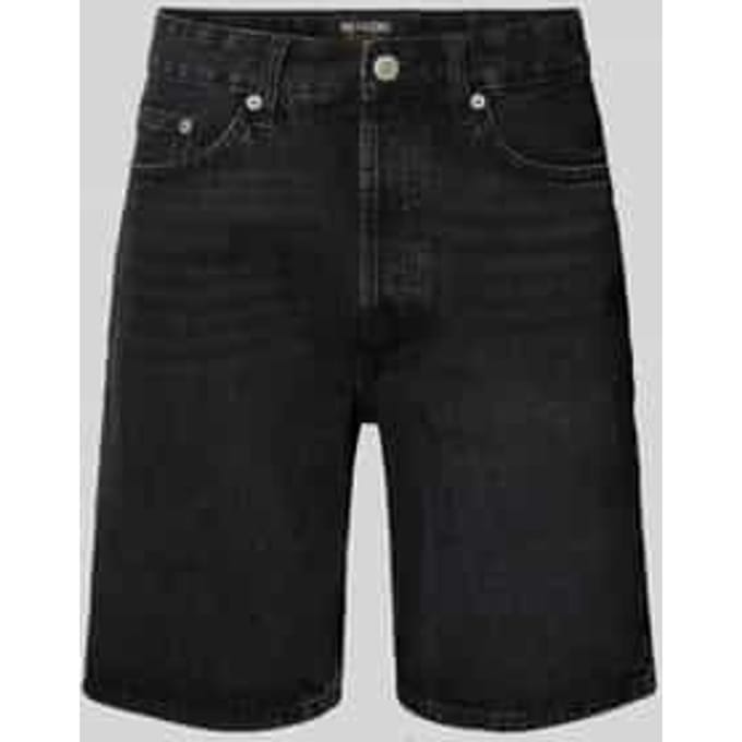 straight leg korte jeans van puur katoen model 'EDGE'