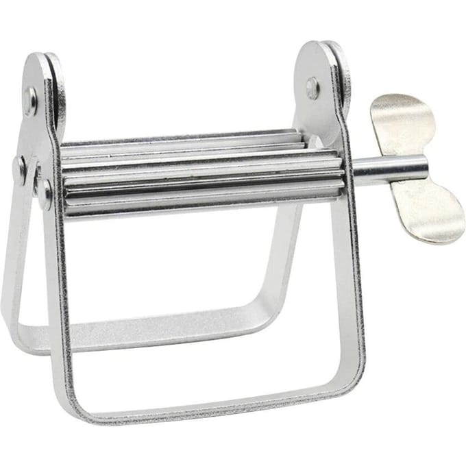 Aluminiumlegering Knijper Tandpasta Dispenser Tube Wringer Hand Roller Tool white