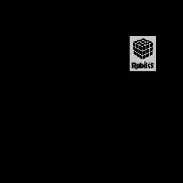 Rubik's Rubiks Box Pocket Women's T-Shirt - Black - 3XL