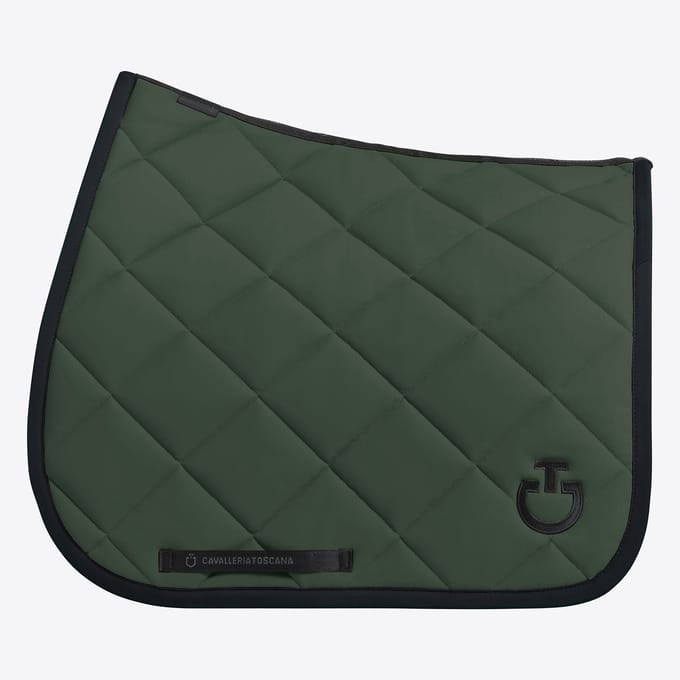 Cavalleria Toscana Diamond Quilted Jersey Zadeldek Full Grape Shake