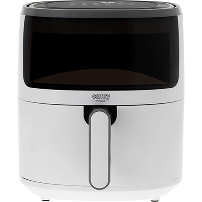 Olievrije friteuse Friteuse Luchtfriteuse Olievrij 5L temperatuurregeling 80-200 ° C timer 2000W 12 programma's weergave