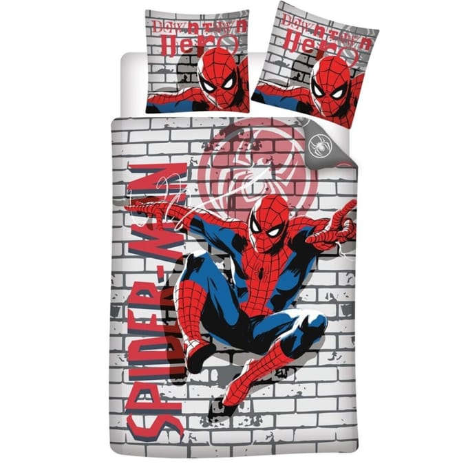 Spiderman Dekbedovertrek polykatoen 140 x 200 cm