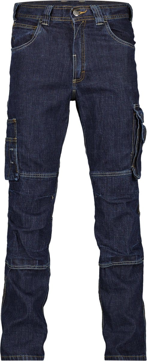Stretch werkjeans met kniezakken