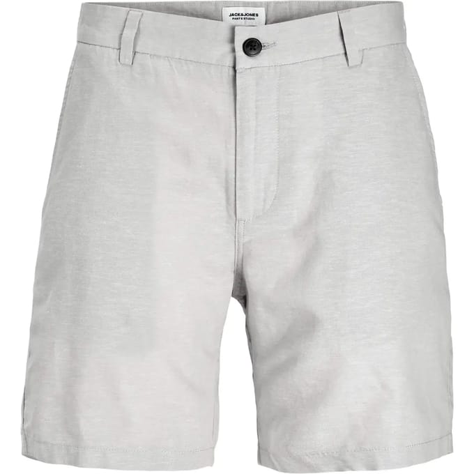JACK&JONES JPSTACE SUMMER LINEN BLEND SHORT SRT SN Heren Chino short - Crockery Melange