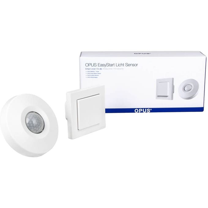 OPUS EasyStart Lichtschakelaar met Motion Sensor - Wit