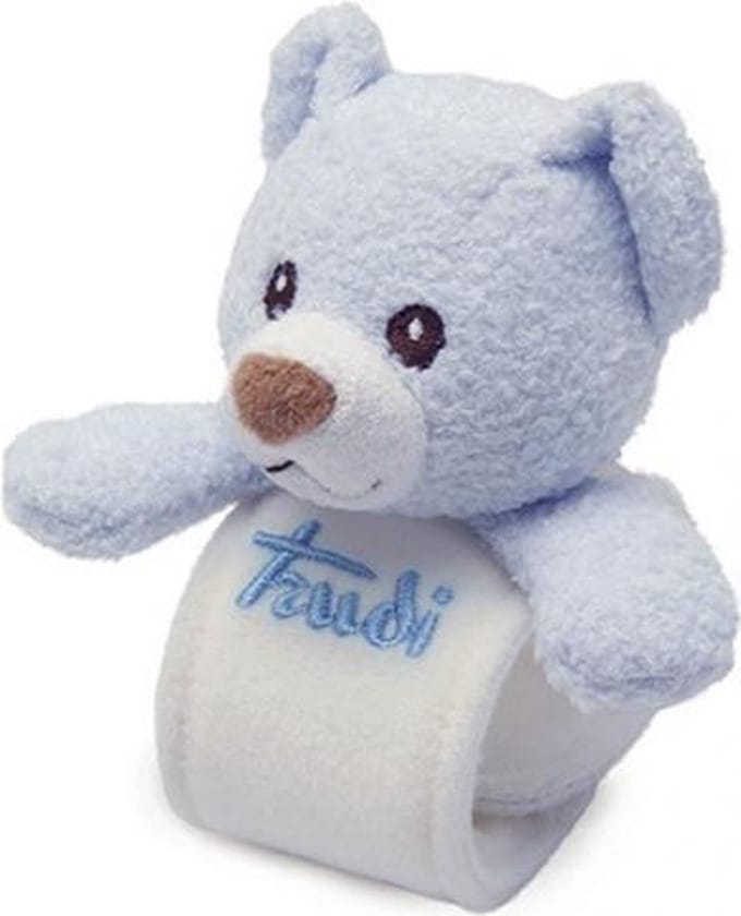 Trudi Pols Rammelaar Cremino Beer 20 Cm Blauw