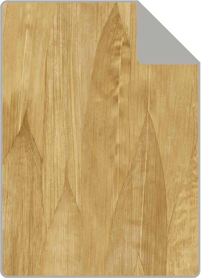 Proefstaal Origin Wallcoverings behang bladeren okergeel - 26.5 x 21 cm - 347809-S