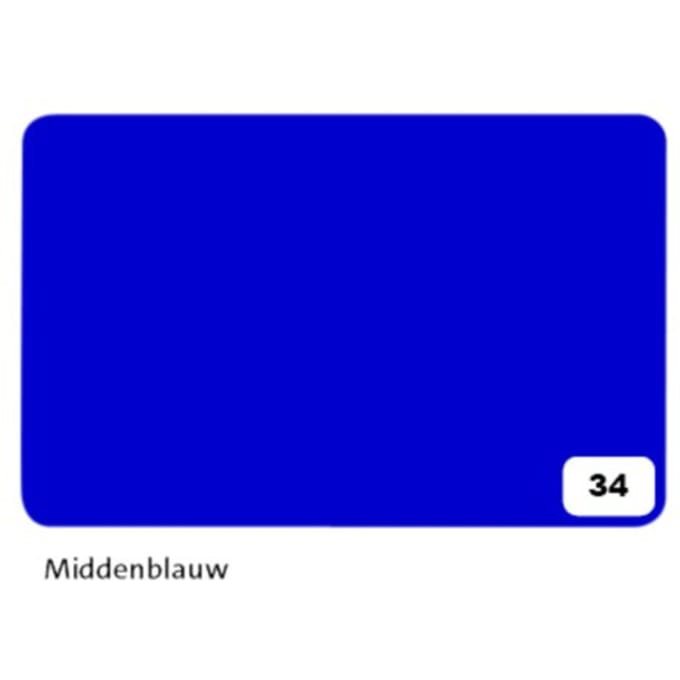 Fotokarton Folia 2-zijdig 50x70cm 300gr nr34 middenblauw