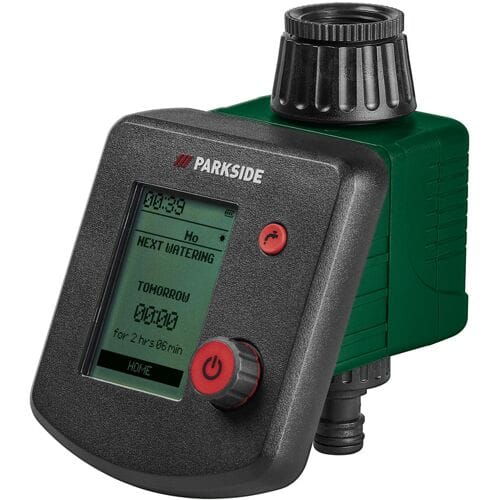 Parkside - Besproeiingscomputer - watertimer - eenvoudige instelling - met kraan adapters