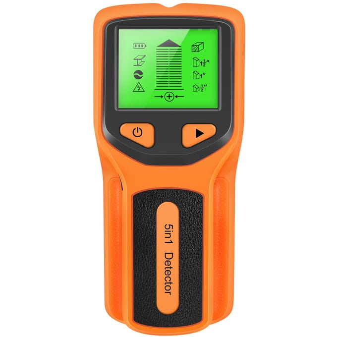 HLW330 5 in 1 Stud Detector Muurscanner Digitale Handheld Professionele Multifunctionele Muurdetector oranje