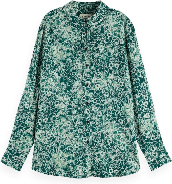 Scotch & Soda VISCOSE PRINTED RELAXED FIT Blouse Dames - Maat 38