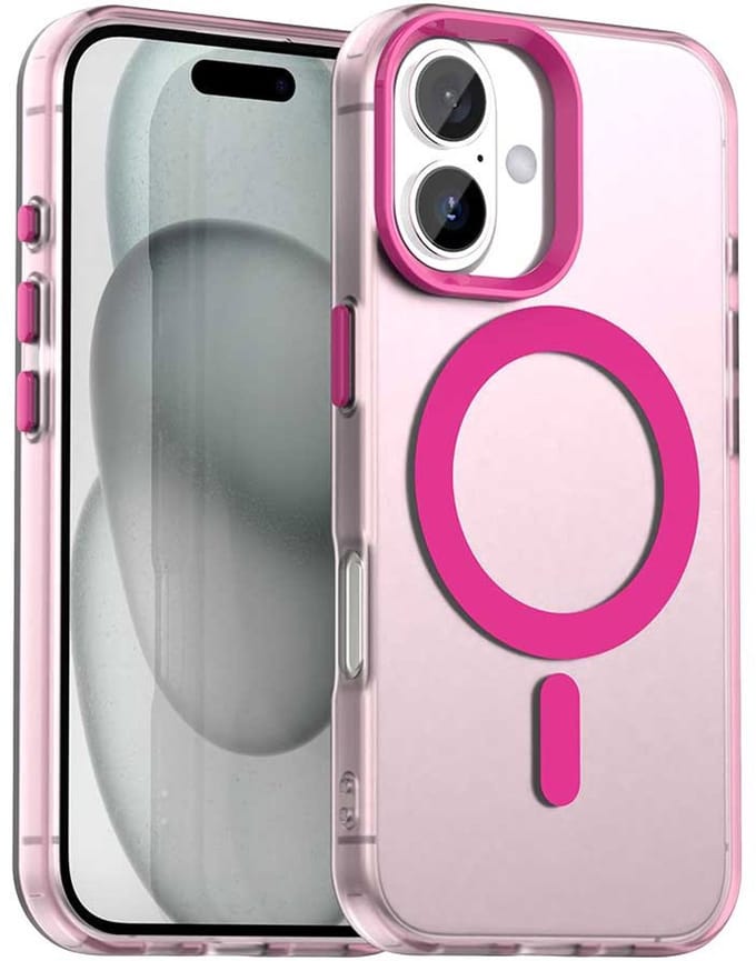Techsuit CandyCase MagSafe - Hoesje - iPhone 17 - Roze - MagSafe