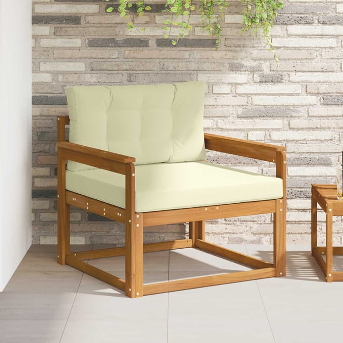 vidaXL - Buiten - Midden - Sofa - Naturel