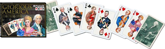 Piatnik Glorieus Amerika De Luxe Speelkaarten - Dubbeldeck.