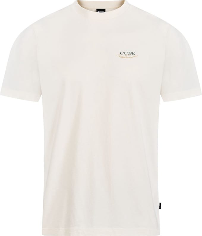 CUBE Organisch Fietsshirt CLUB DROPSHOULDER CREME M