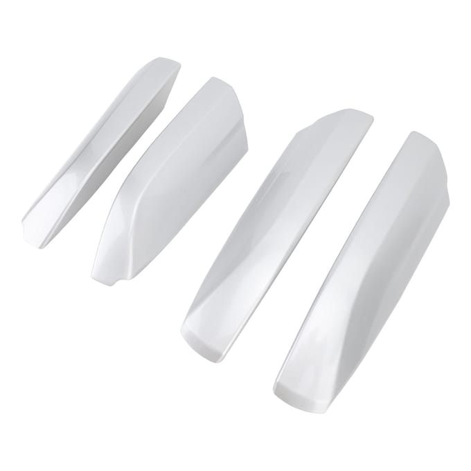 Lot de 4 caches de protection pour barres de toit Toyota argenté