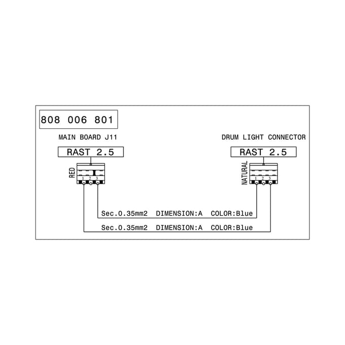 AEG kabel, condensatieventiel, PCB 8080068037