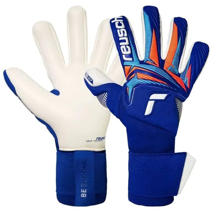 Reusch Attrakt Gold X NC Gravity Sharp Blue - Keepershandschoenen - Maat 10