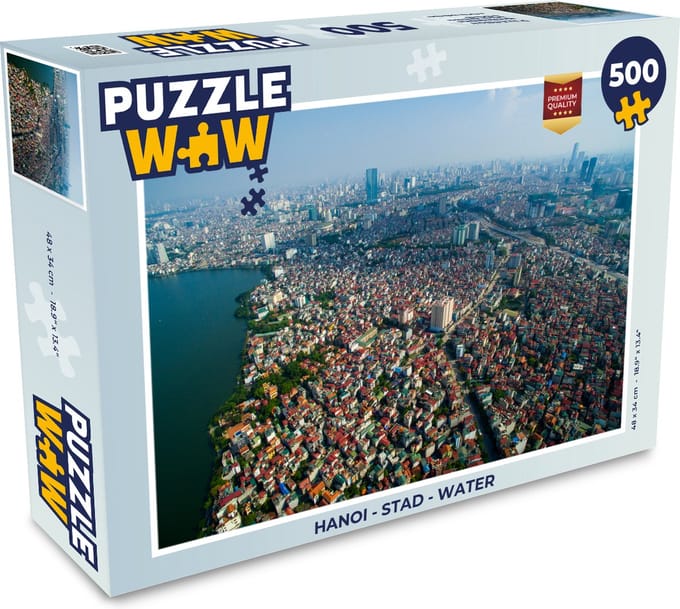 Puzzel Hanoi - Stad - Water - Legpuzzel - Puzzel 500 stukjes