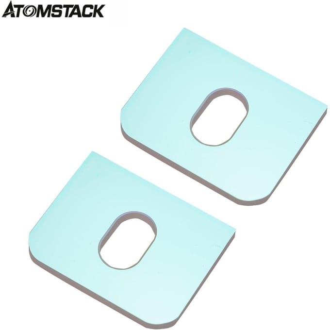Atomstack Laser Graveermachine Filterglas 2 STUKS 10W Optische Vermogen Laser Module Vervangingsglas voor A10 S10 X7 PRO transparant