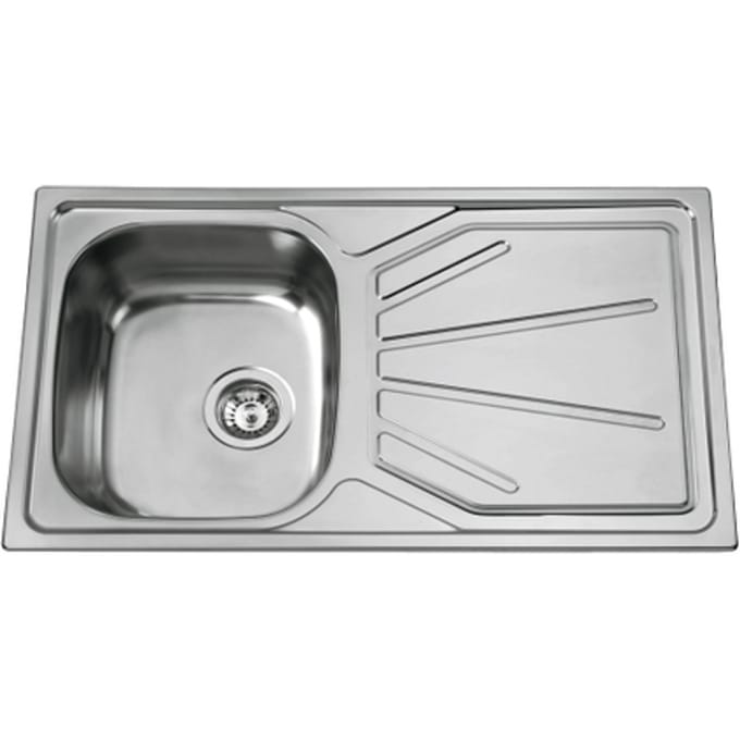 Van Marcke Inbouwspoelbak Go Legato 1 Bak Rvs 86x50cm