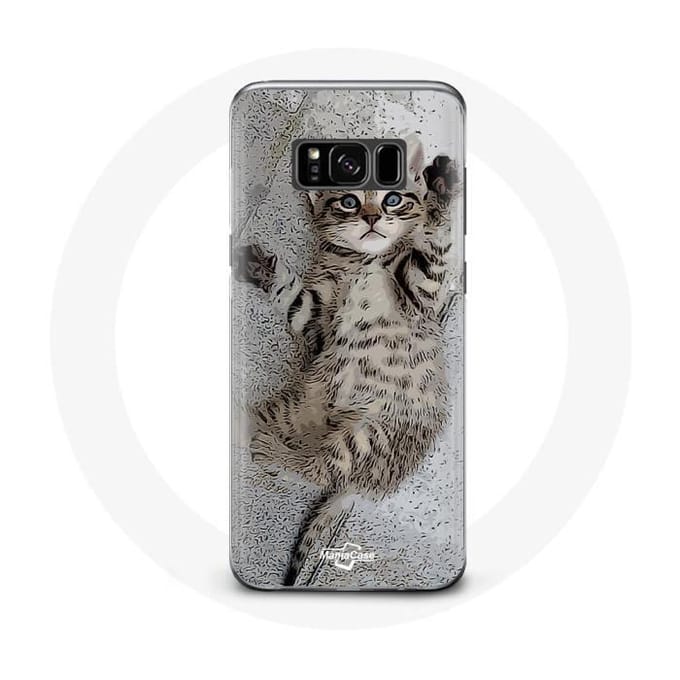 Samsung Galaxy S8 hoesje Schattig Bengaals katje