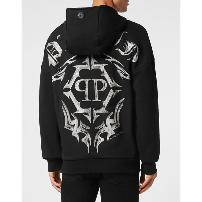 Sweatshirt Met Capuchon Chrome