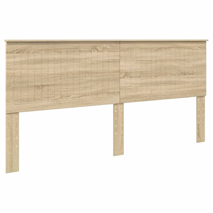 vidaXL Hoofdbord Sonoma Eiken Bewerkt hout