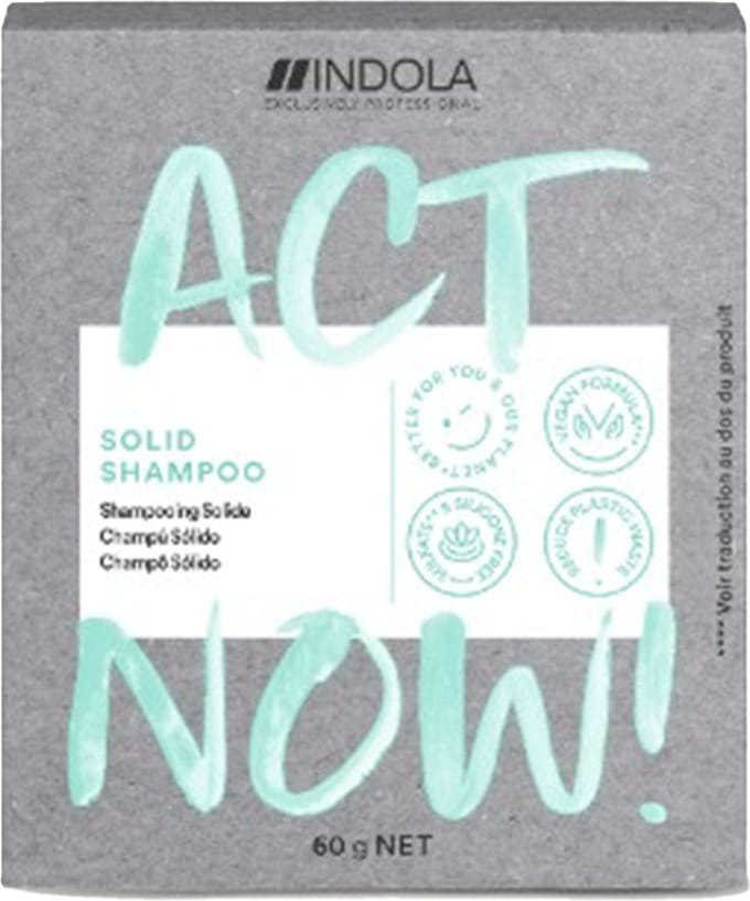 Indola - ActNow Solid Shampoo - 60gr
