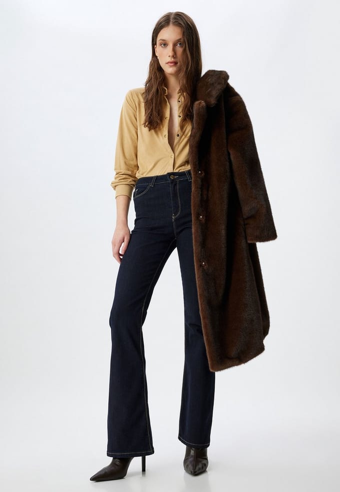 Normale taille Flare Jeansbroek