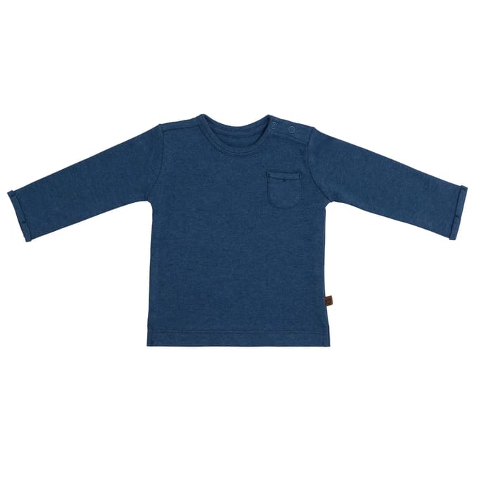 Baby's Only Truitje Melange - Jeans - 68 - 100% ecologisch katoen - GOTS