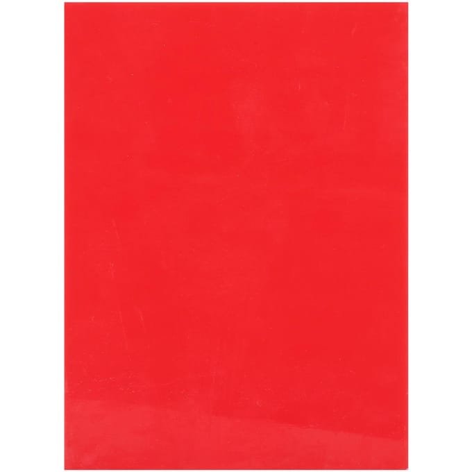 Leren Snijplank DIY Handgemaakt Hakbord Schokabsorberende Pad 200 x 150 x 9mm red