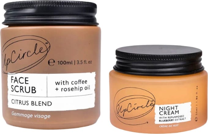 Nachtcrème - Coffee Face scrub - Upcycled bosbessen - koffiedik