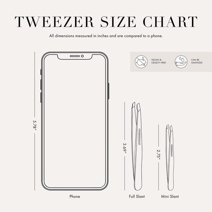 Tweezerman Slant® Pincet 1230-BR - Midnight Sky