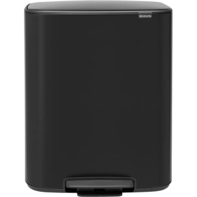 Brabantia Bo Prullenbak - 2 x 30 liter - Afvalscheiding - Matt Black