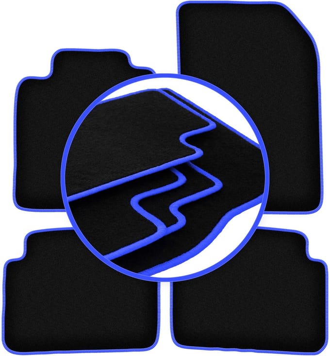 CARLUX-BLUE automatten voor: Renault Vel Satis liftback, hatchback (2001-2010)