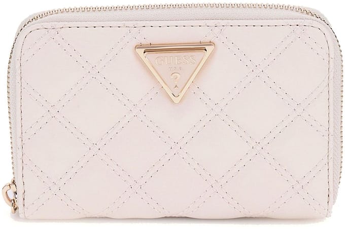 GUESS Portemonnee Giully II SLG Medium Zip Around Wallet Creme White Crème