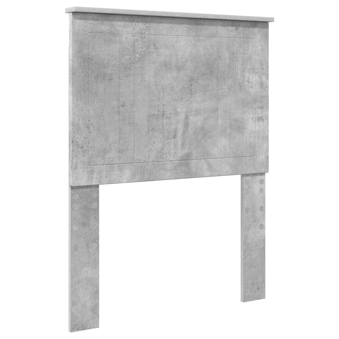 vidaXL Hoofdbord Beton Grijs Bewerkt hout
