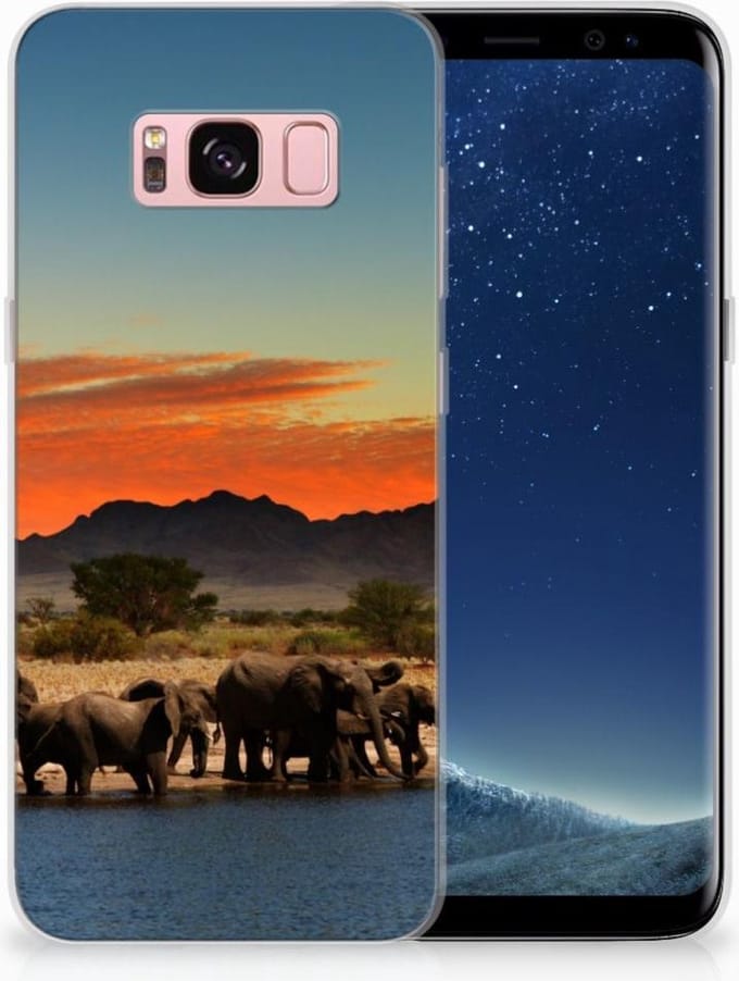 Samsung Galaxy S8 TPU Hoesje Olifanten